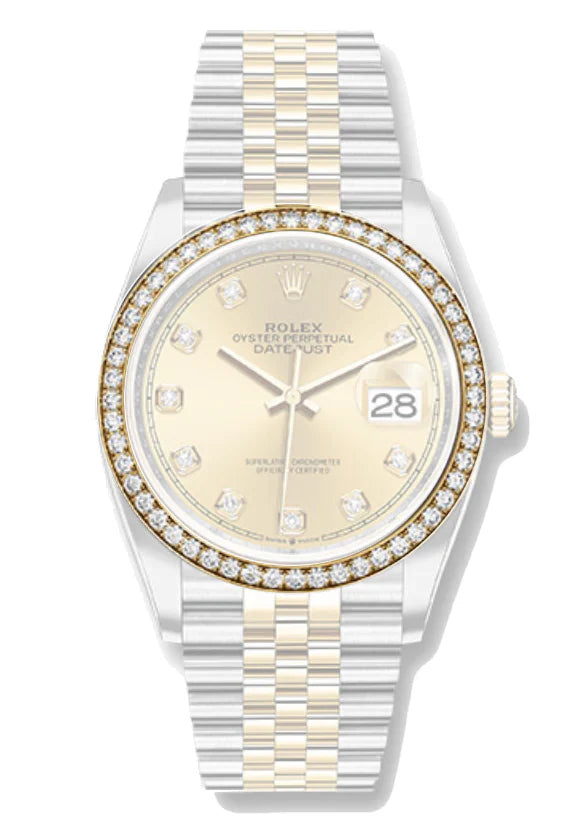 36mm/31mm/26mm Pave Four Prong 1.30ct Custom Diamond Bezel
